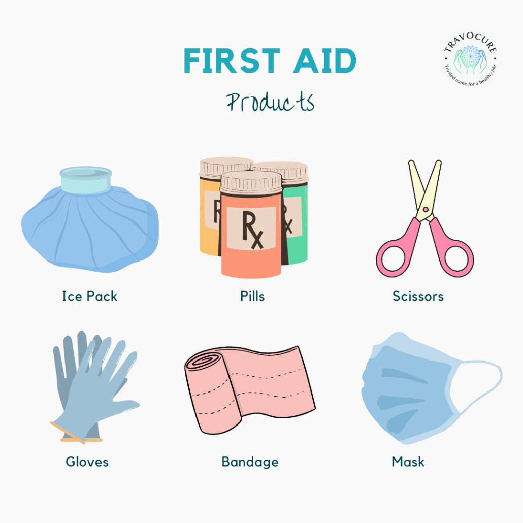 Drawing Cartoon Medical Kit First Aid Illustration | PSD Free Download -  Pikbest