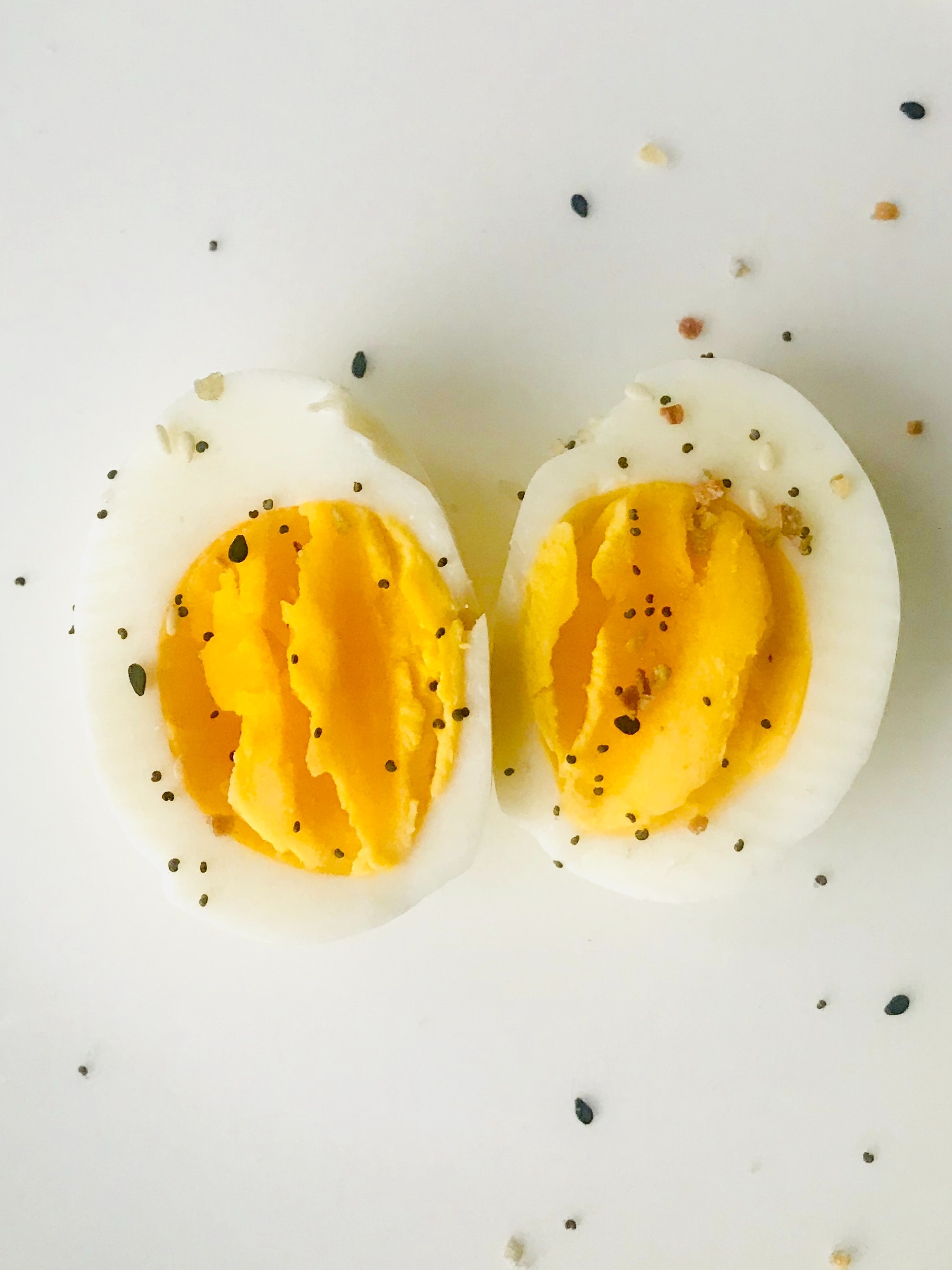 par boiled eggs
