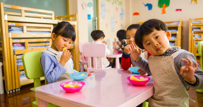 children at pre-school